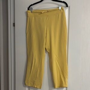 Yellow capris